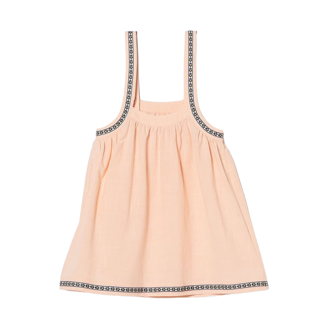 (키즈) 코도모 빔즈 티롤리안 점퍼 스커트 핑크((Kids) Kodomo Beams Tyrolean Jumper Skirt Pink) - 1