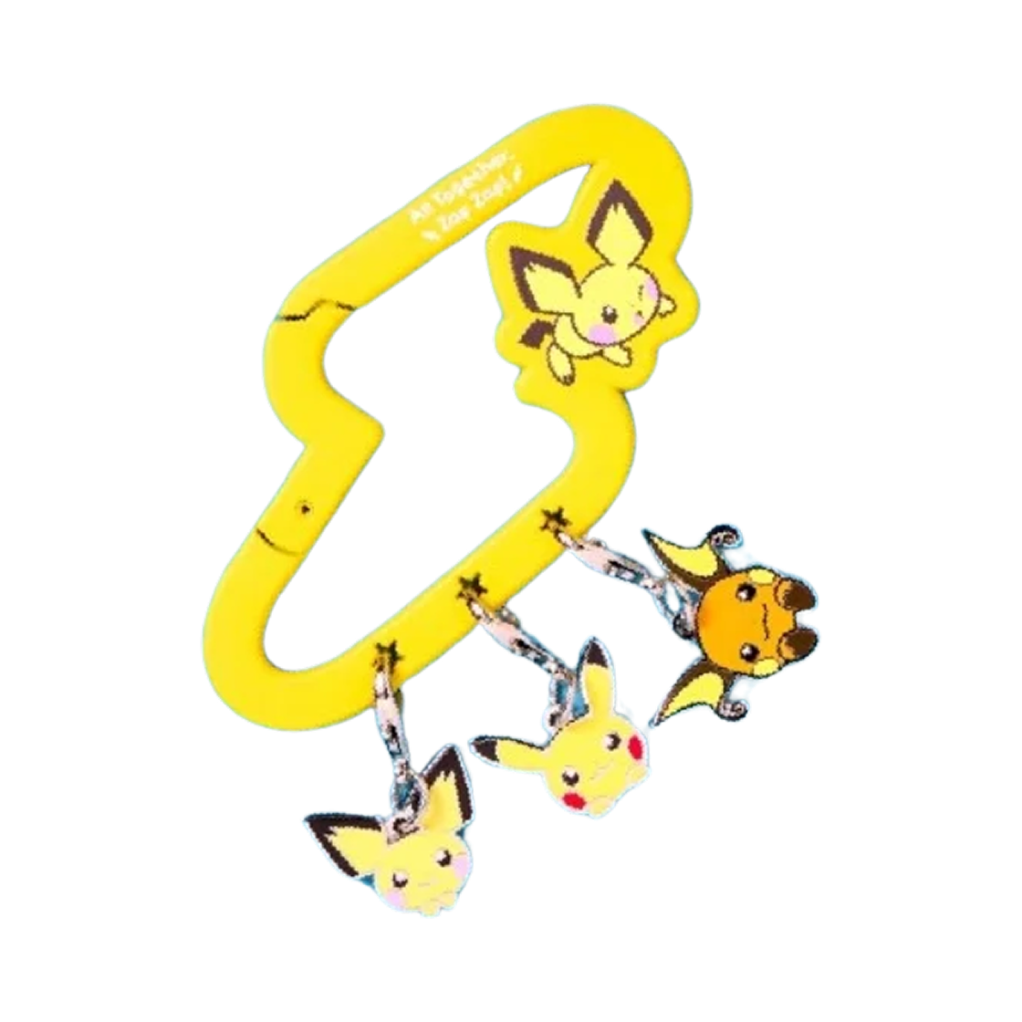 - Pokemon Metamong Playground All Together, Zap Zap! Carabiner Keyring Pichu