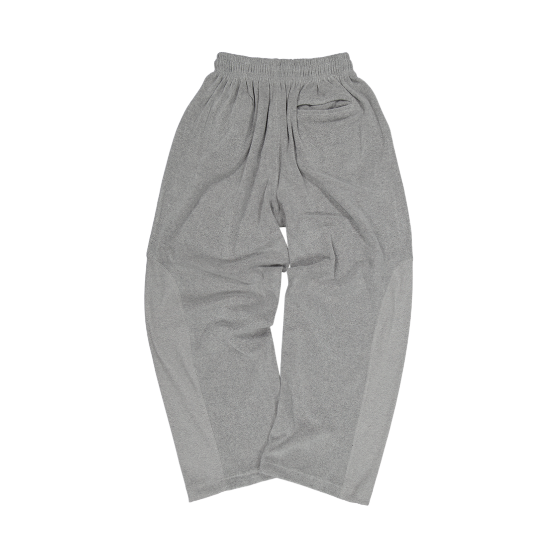 언더마이카 무.185 서클 로고 배기 테리 팬츠 멜란지 그레이(Undermycar Mu.185 Circle Logo Baggy Terry Pants Melange Gray) - 3