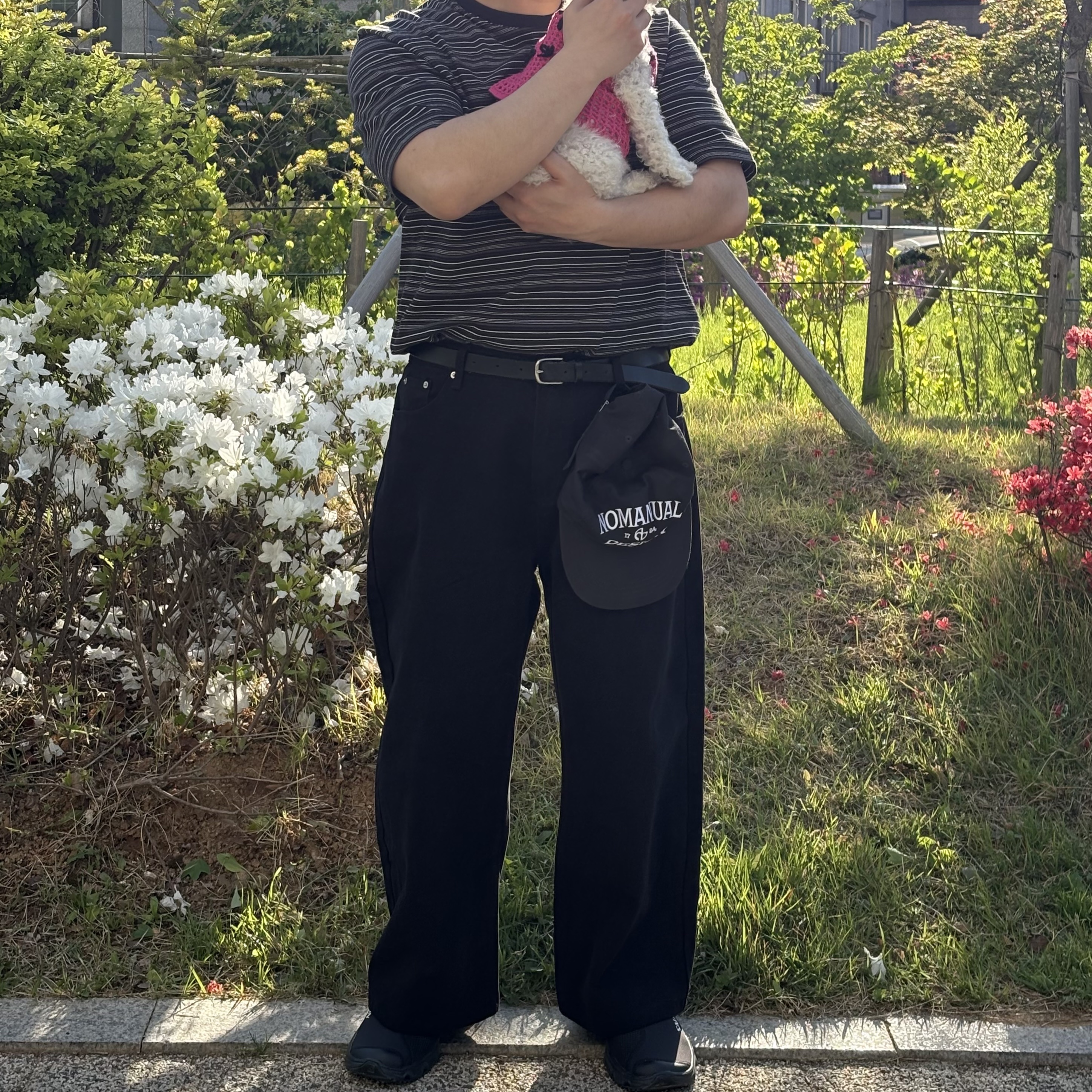 Salomon Rx Slide 3.0 Black 착용 스타일 - 1