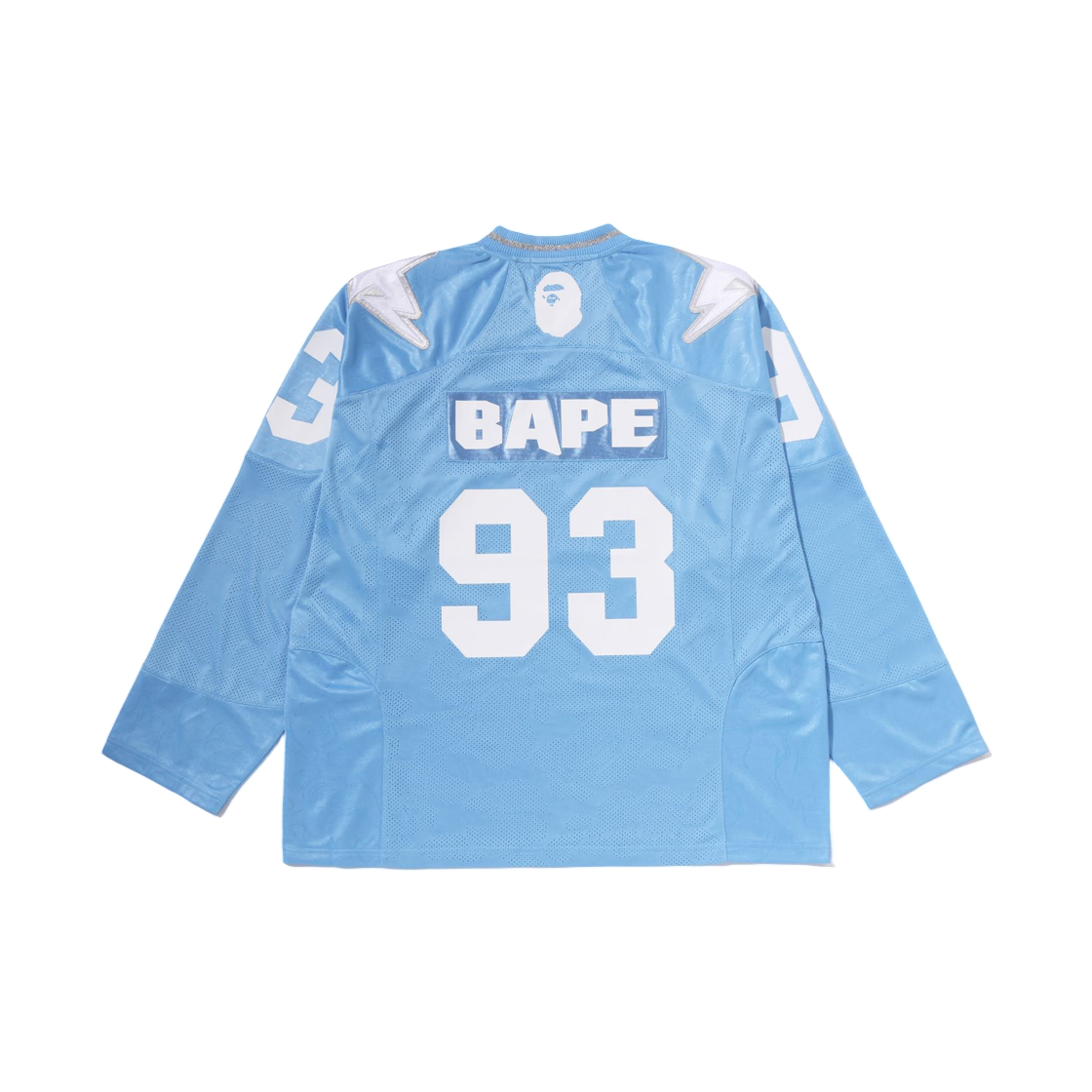 베이프 라인 카모 멀티 로고 크롭 핏 풋볼 저지 삭스(BAPE Line Camo Multi Logo Cropped Fit Football Jersey Sax) - 2