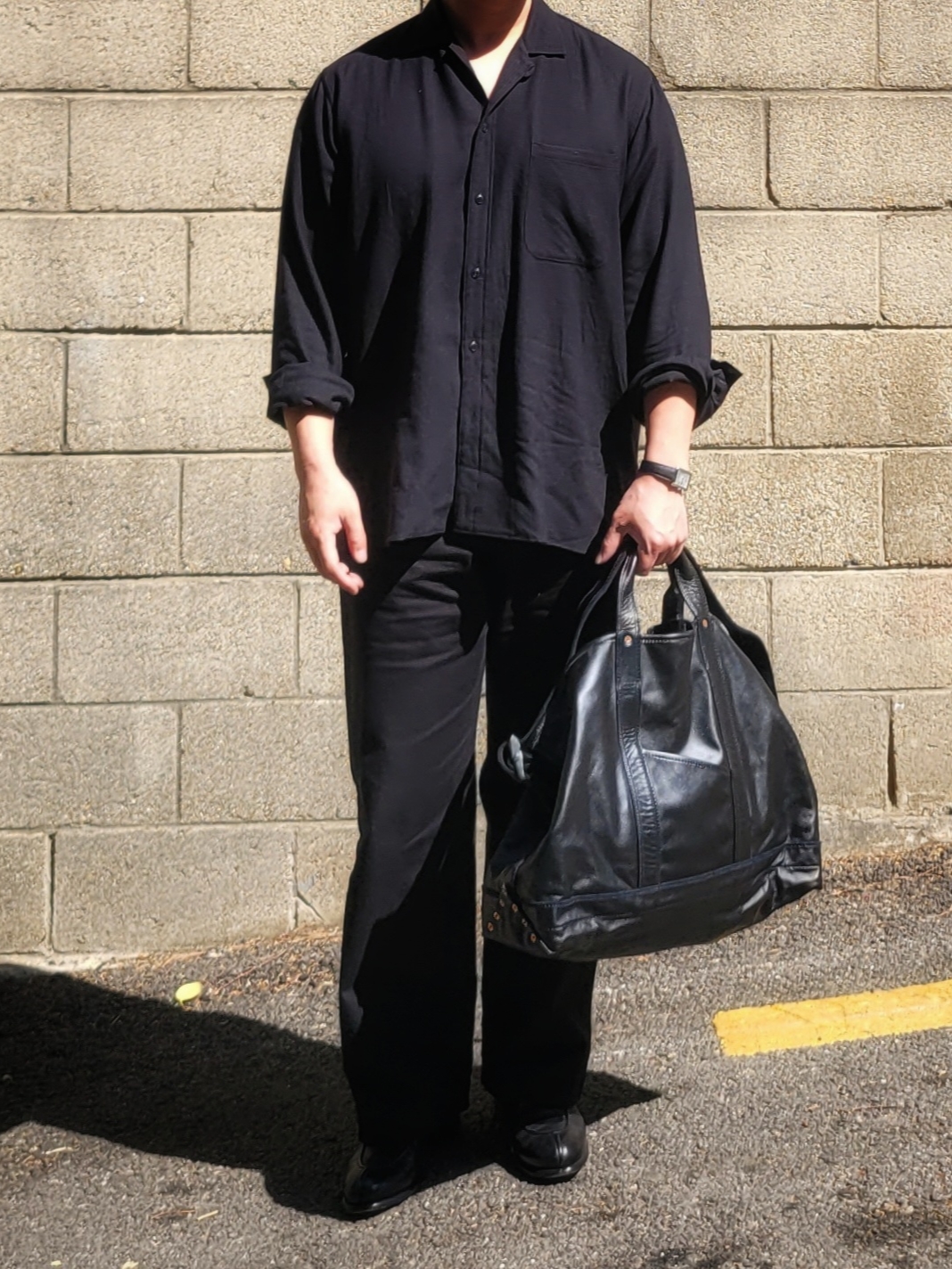 Niceness H.Ledz Black, Niceness S.Coil Shirt Black 착용 스타일 - 2