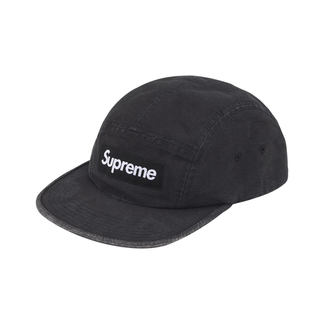 슈프림 캔버스 캠프캡 블랙 - 26SS(Supreme Canvas Camp Cap Black - 26SS)