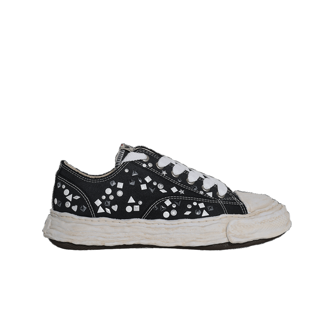 A16FW724-BLK Maison Mihara Yasuhiro Peterson 23 OG Sole Canvas Low Black