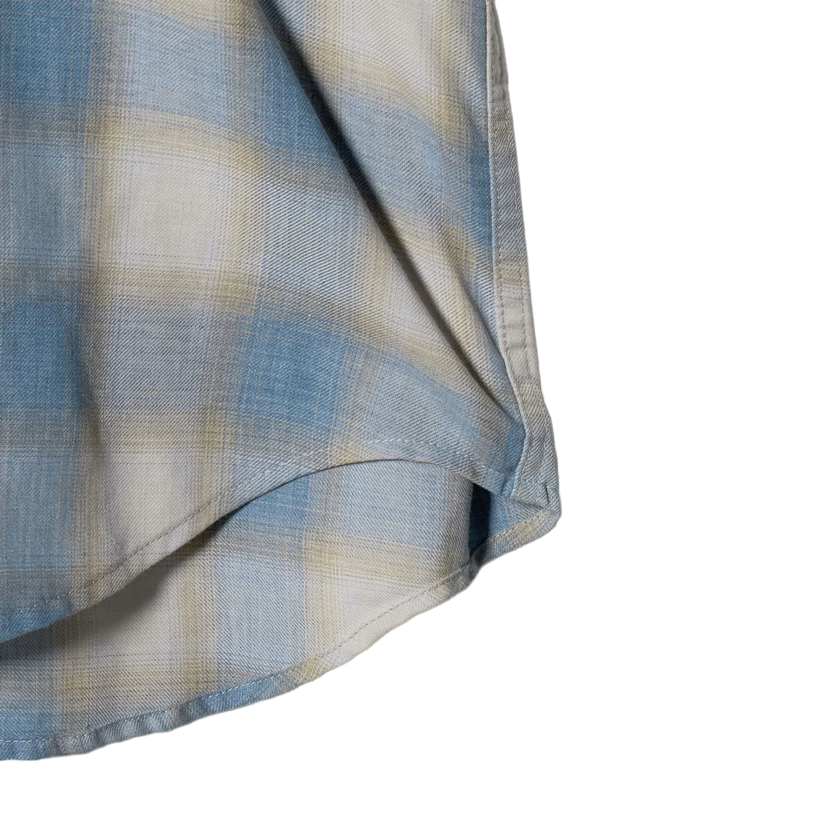 캘리포니아 제너럴 스토어 옴브레 체크 2 포켓 셔츠 코발트 - 26FW(California General Store Ombre Check 2 Pocket Shirt Cobalt - 26FW) - 5