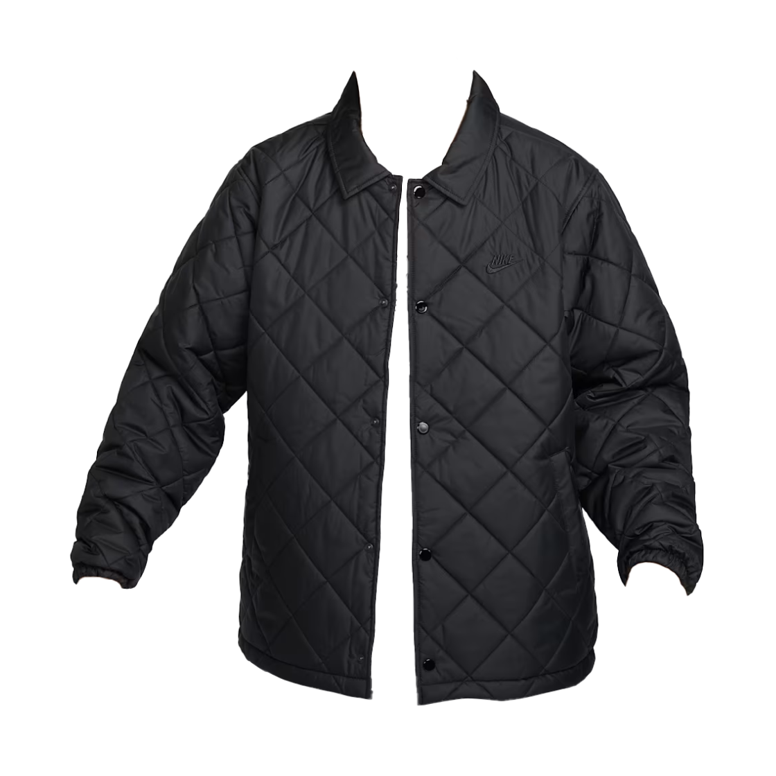 FZ0635-010 Nike Club Lightweight Quilted Therma-Fit Insulated Jacket Black - Asia