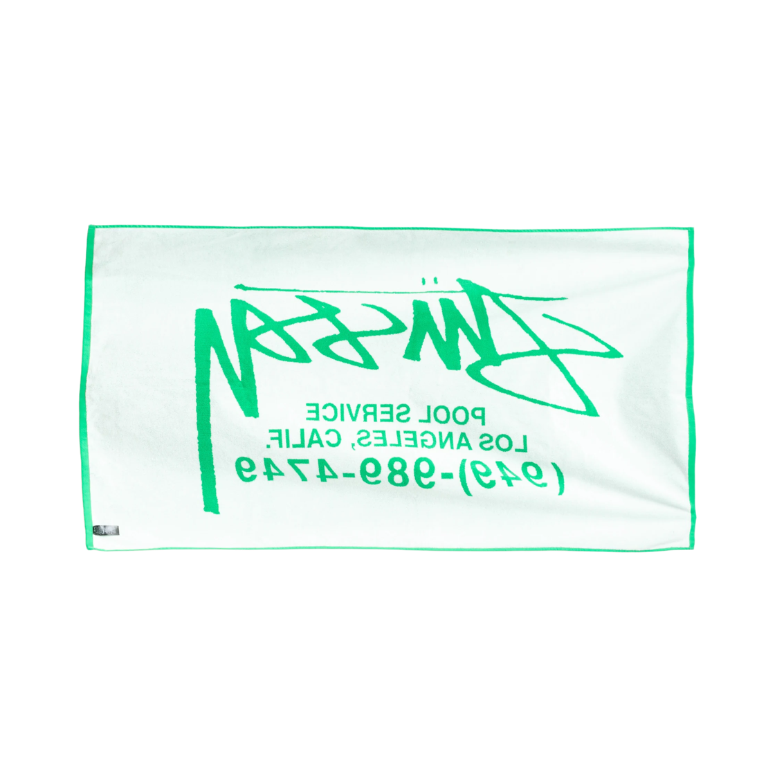 스투시 풀 서비스 비치 타월 그린(Stussy Pool Service Beach Towel Green) - 2