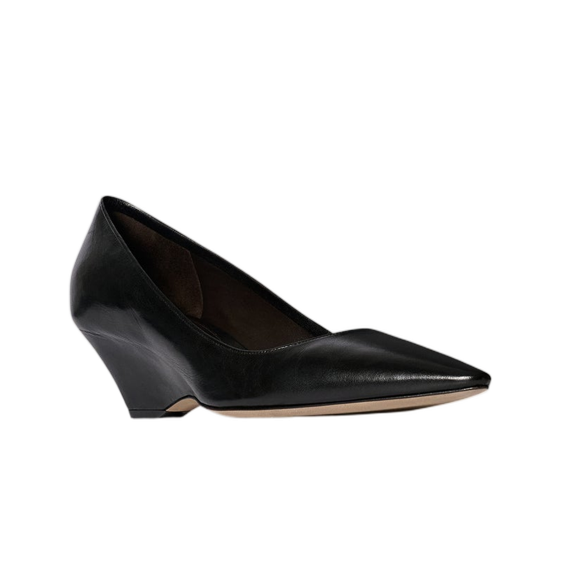 (W) 더 로우 리사 웨지 힐 블랙((W) The Row Liisa Wedge Heel Black) - 3
