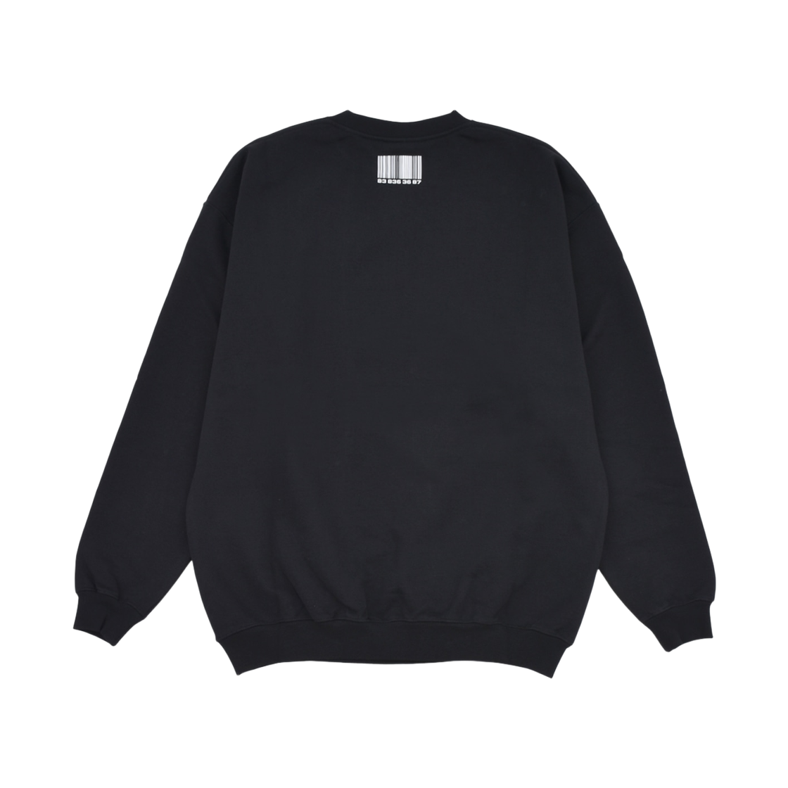 베트멍 바코드 스웨트셔츠 블랙(Vetements Barcode Sweatshirt Black) - 2