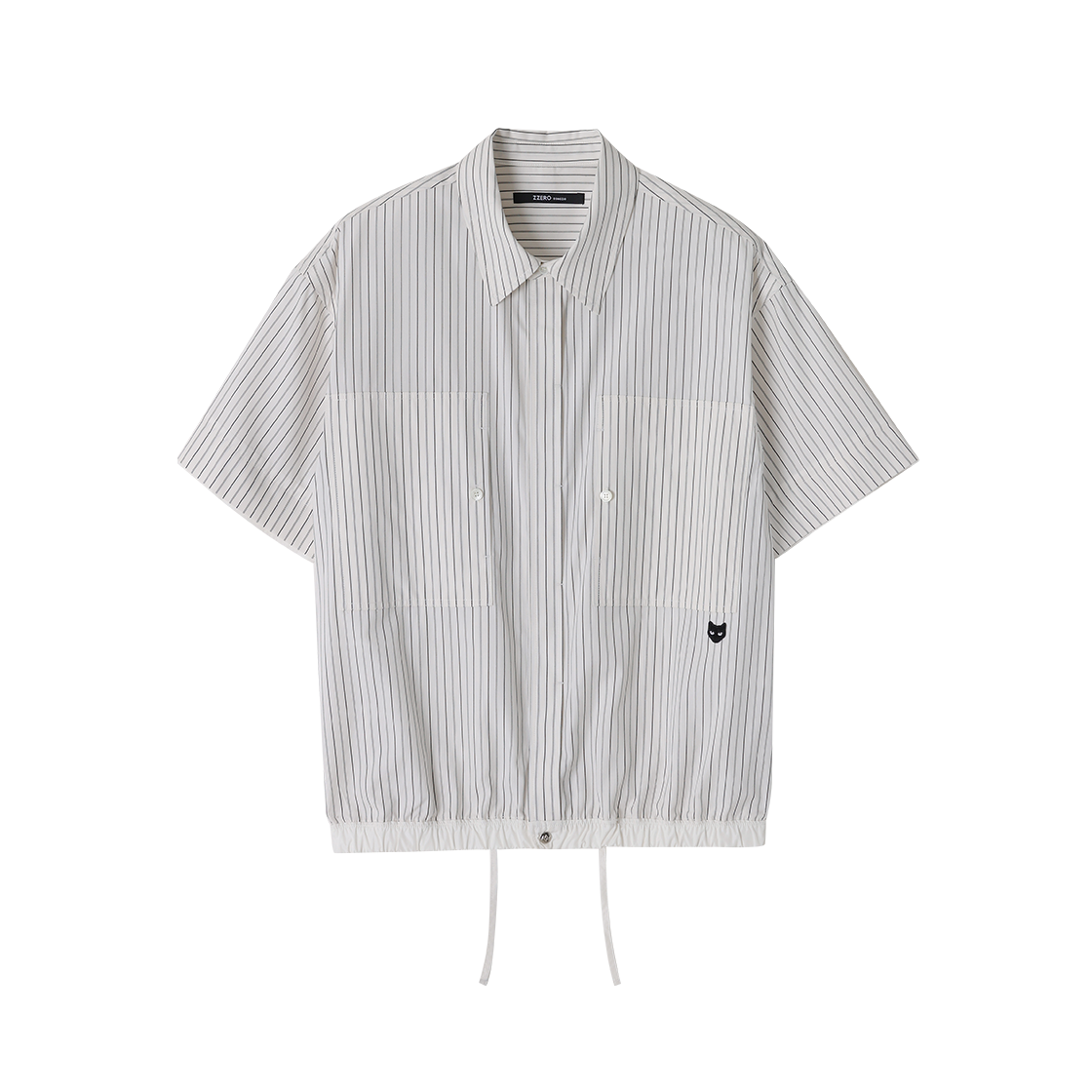 송지오 지제로 멀티 스트라이프 하프 자켓 화이트(SONGZIO ZZERO Multi Stripe Half Jacket Ivory) - 1