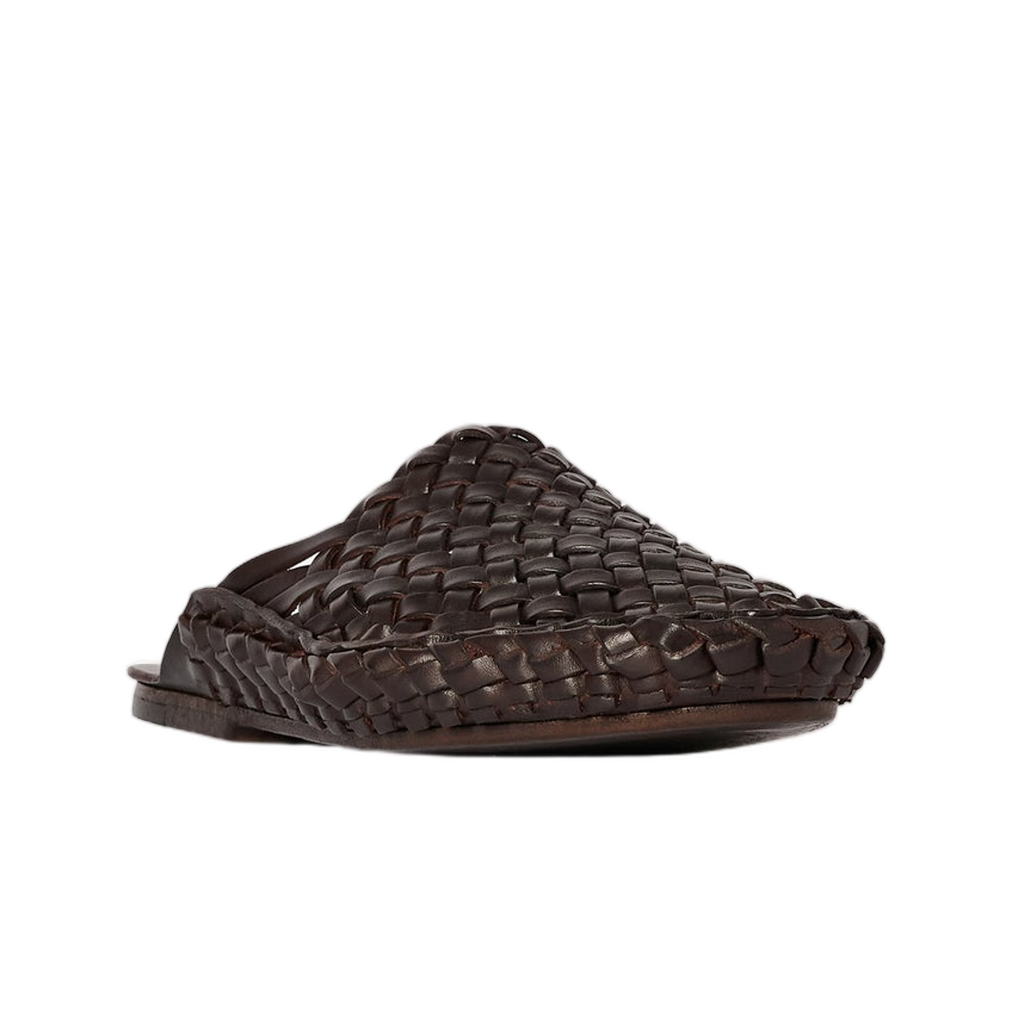 더 로우 우븐 슬립 온 슈 래커 브라운(The Row Woven Slip On Shoe Lacquer Brown) - 3