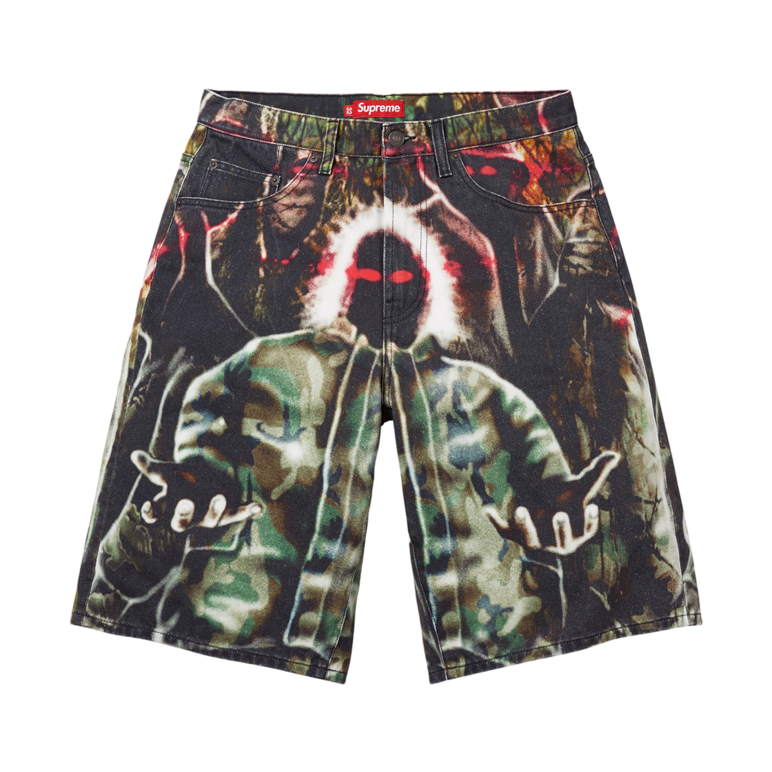 - Supreme Shadows Baggy Denim Short Multicolor - 26SS