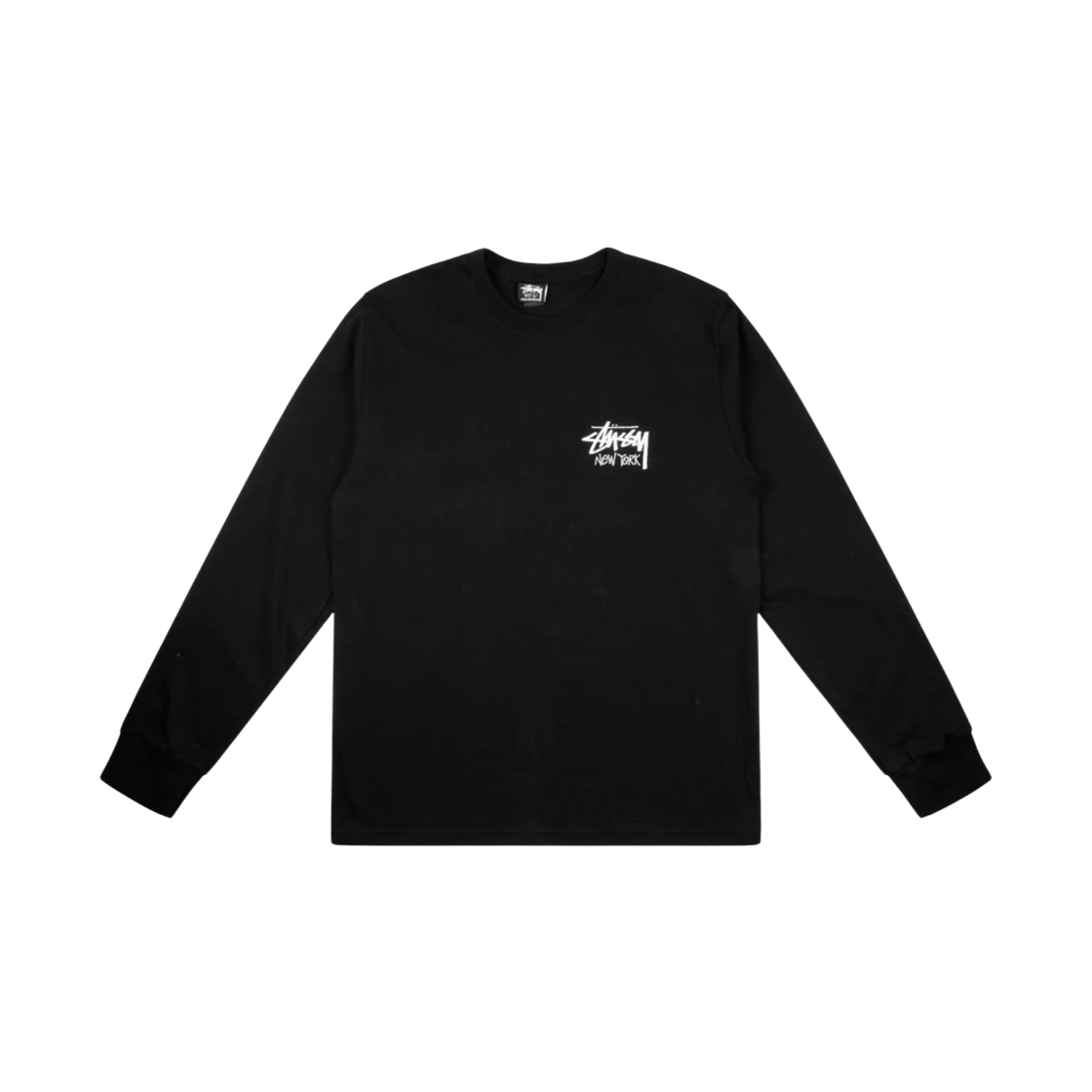 스투시 스탁 뉴욕 롱슬리브 티셔츠 블랙(Stussy Stock New York Long Sleeve T-Shirt Black) - 2