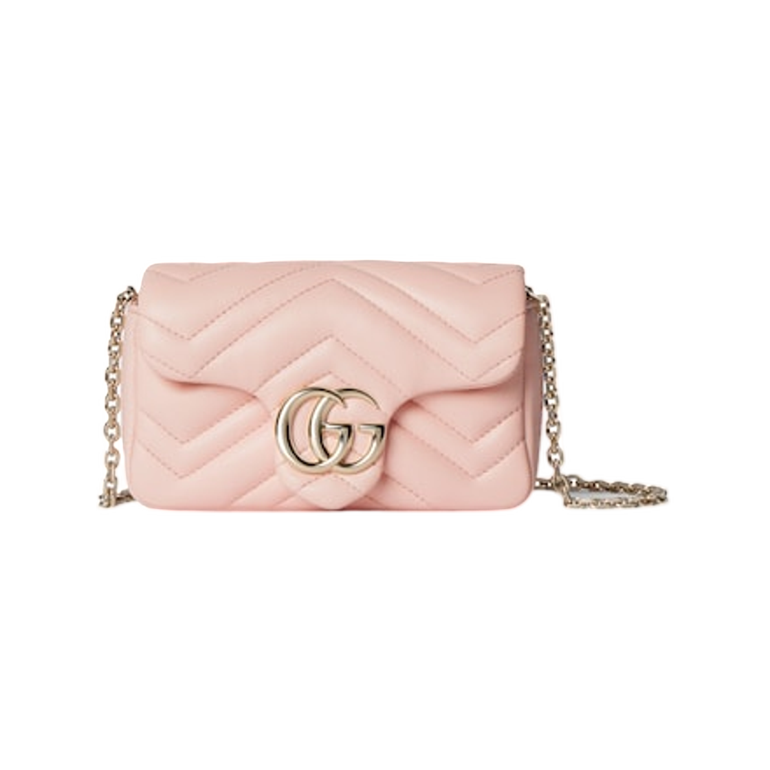 841290-AAGVK-5739 Gucci GG Marmont Mini Shoulder Bag Light Pink