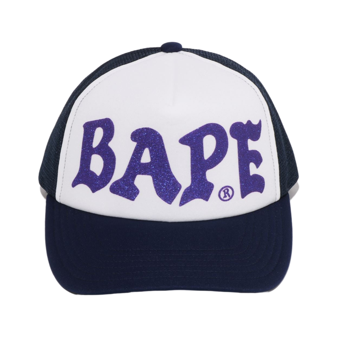 베이프 글리터 프린트 메쉬 캡 네이비(BAPE Glitter Print Mesh Cap Navy) - 2