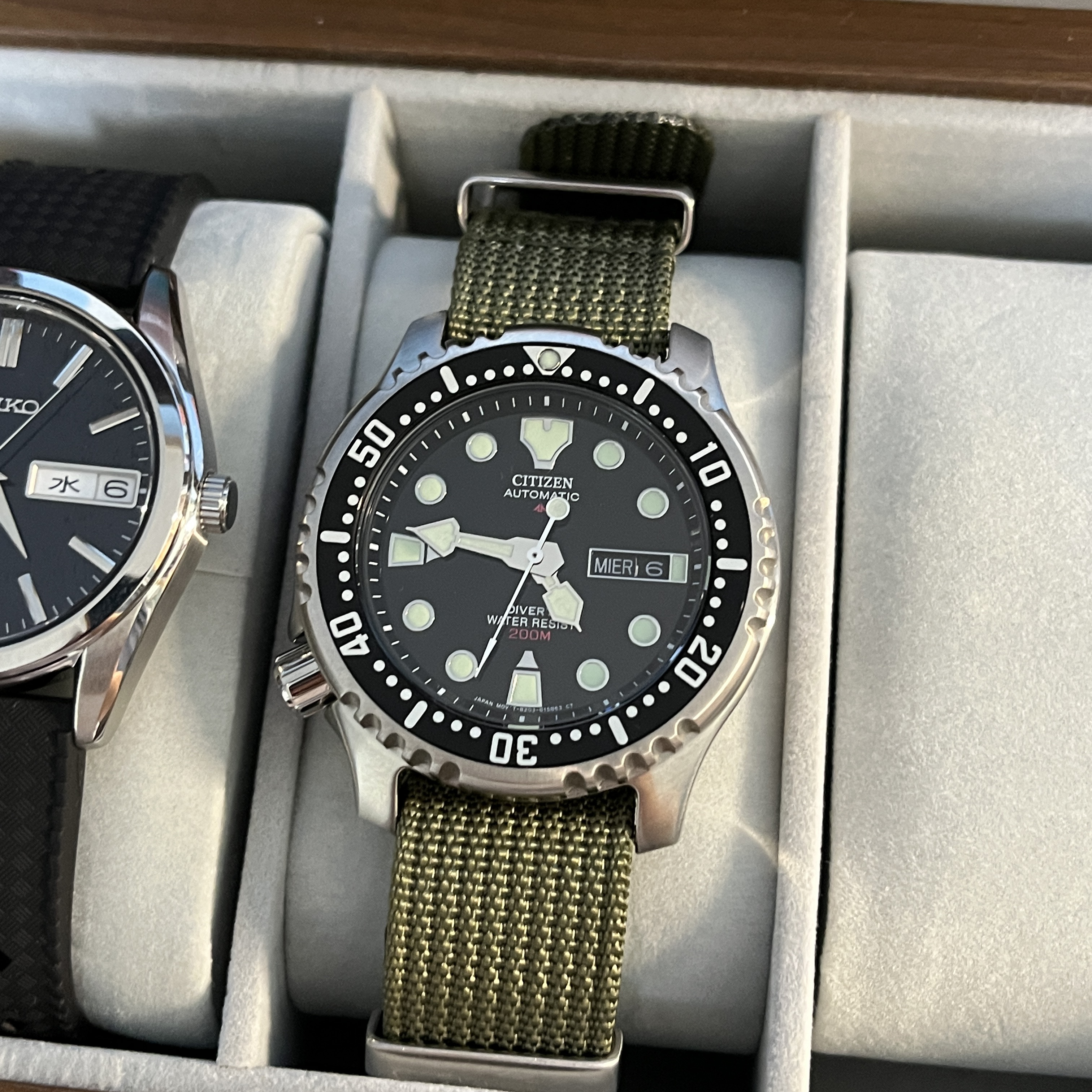 Citizen Promaster Diver Automatic 200M 42mm Stainless Steel Black 착용 스타일 - 2