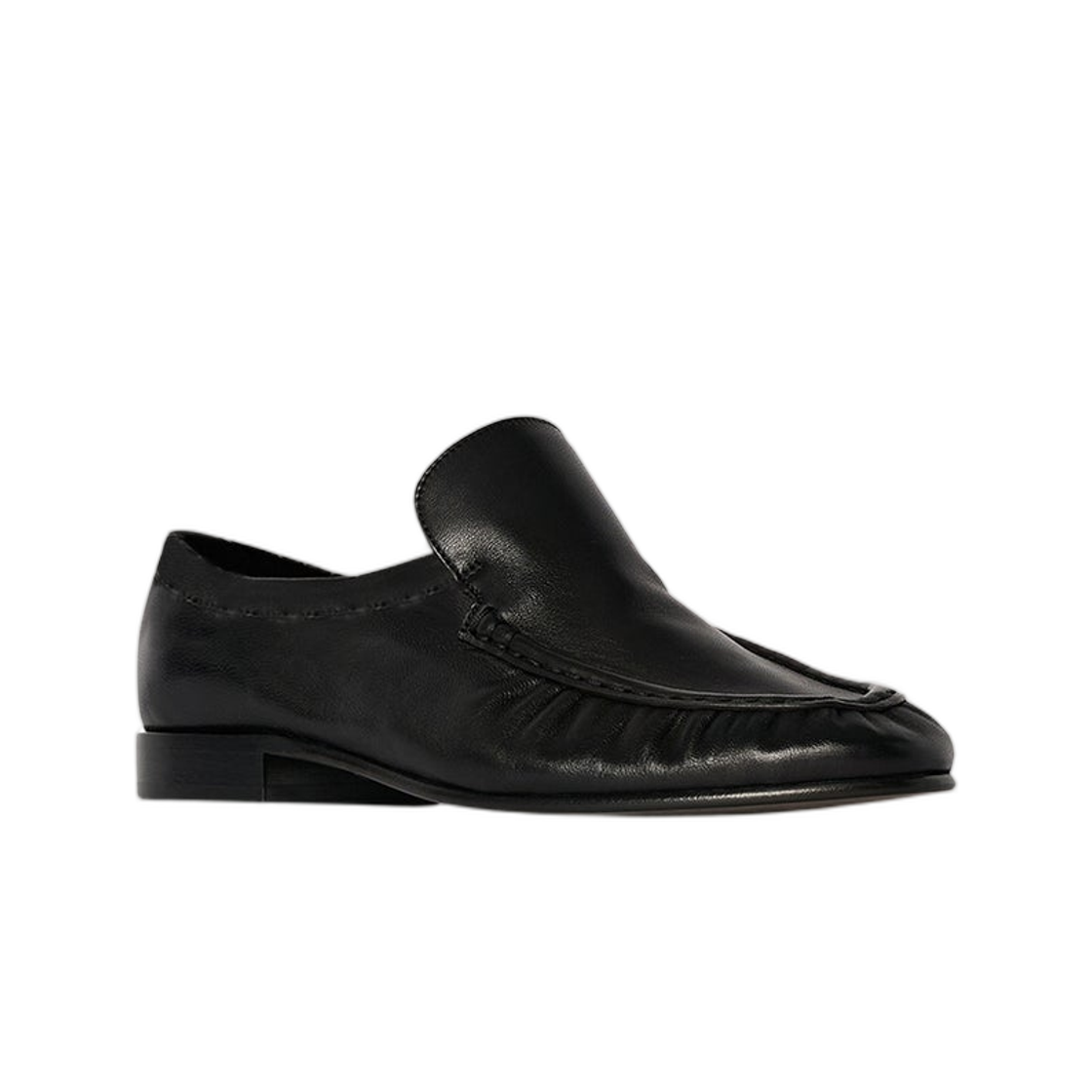 (W) 더 로우 소프트 모카신 투 블랙((W) The Row Soft Moccasin Two Black) - 3