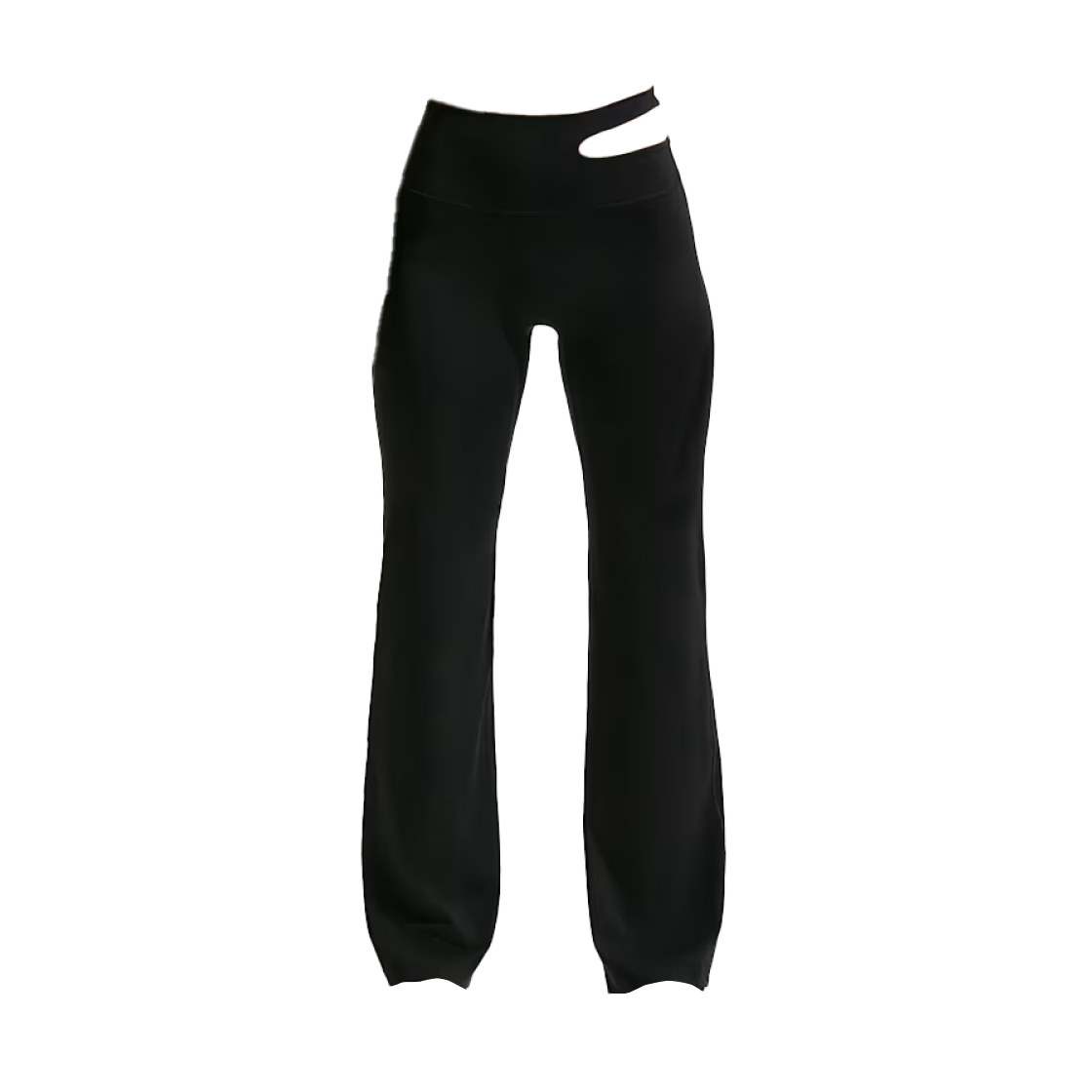 IB9116-010 (W) Nike Zenvy High-Waisted Flared Leggings Black - Asia