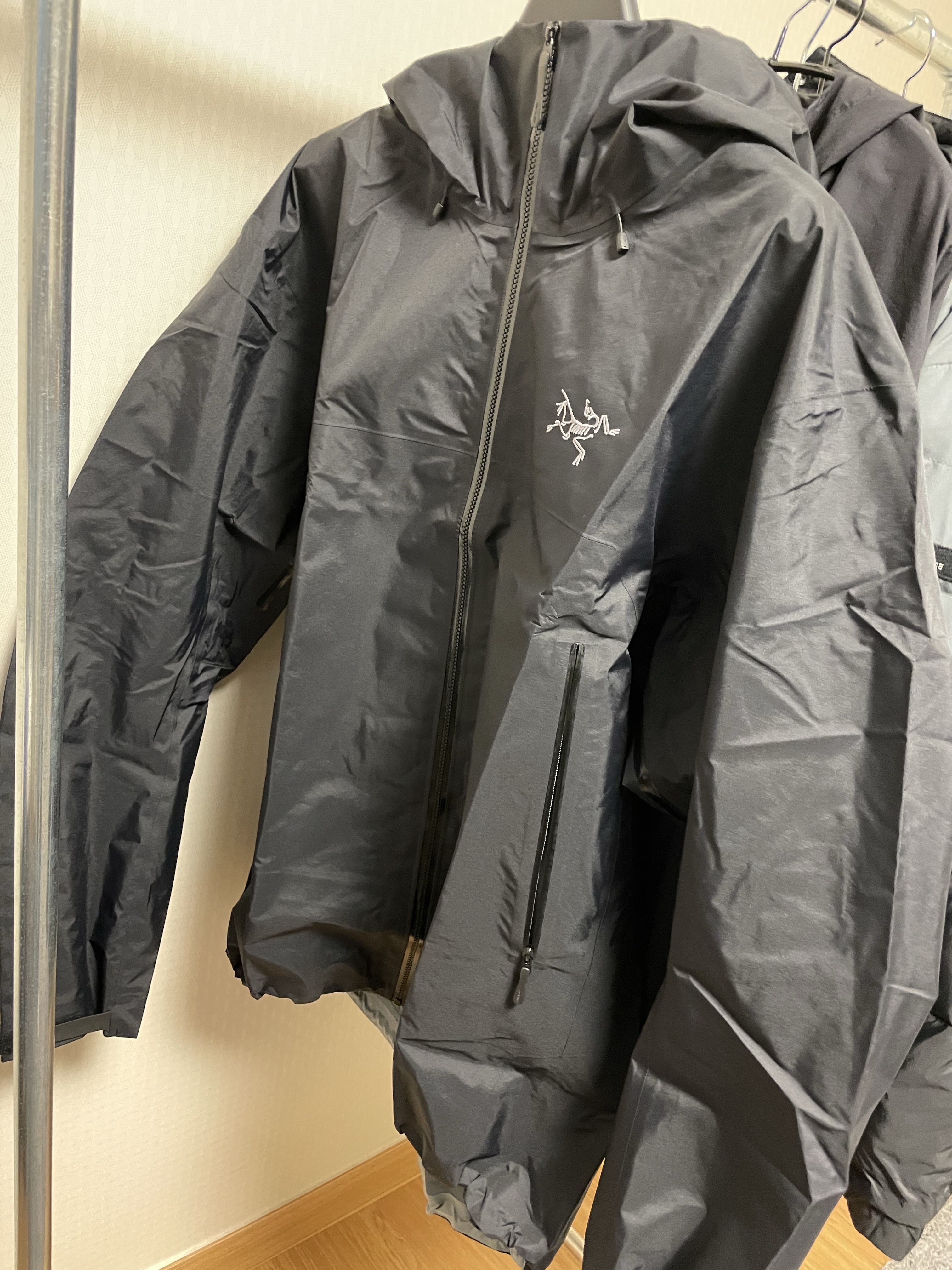 Arc'teryx Beta SL Jacket Black, Arc'teryx Atom SV Hoody Solitude 착용 스타일