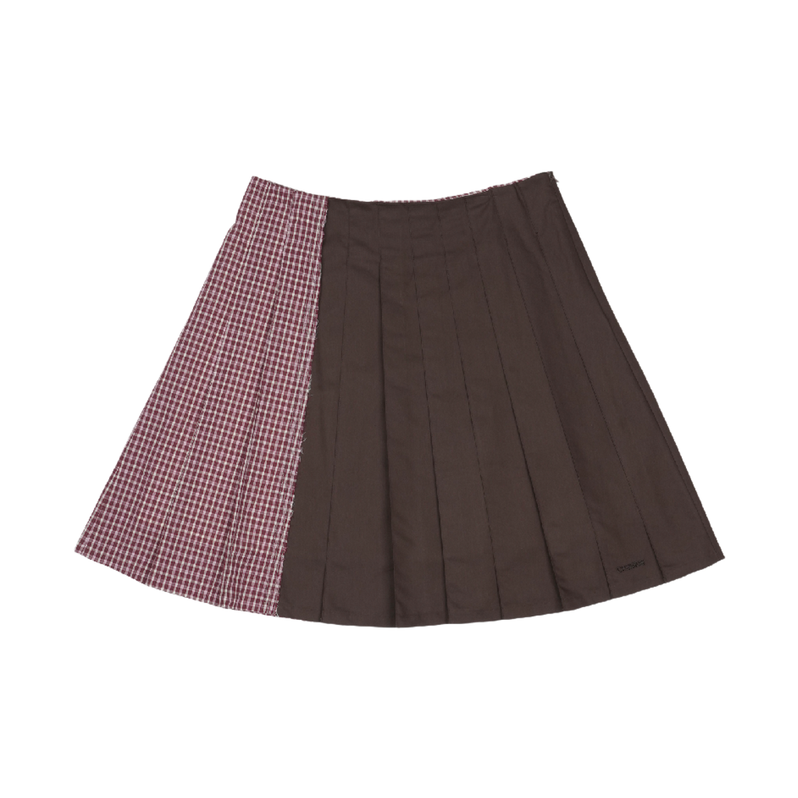 코이세이오 트리플 레이어 플리츠 스커트 브라운(COYSEIO Triple Layer Pleated Skirt Brown) - 1
