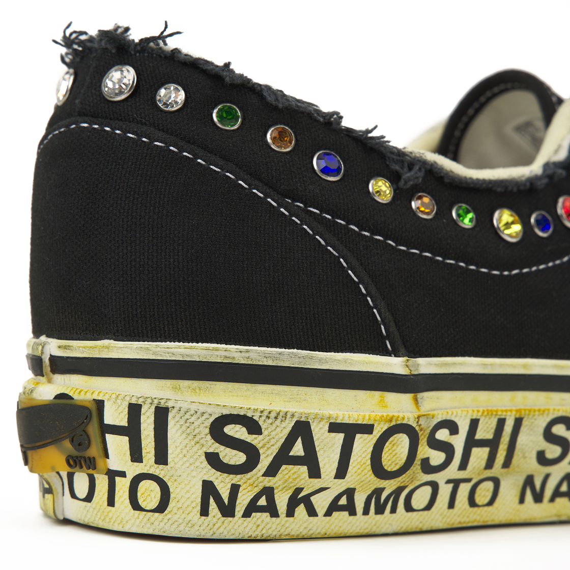 반스 x 사토시 나카모토 OTW 에라 95 젬스 블랙(Vans x Satoshi Nakamoto OTW Era 95 Gems Black) - 8