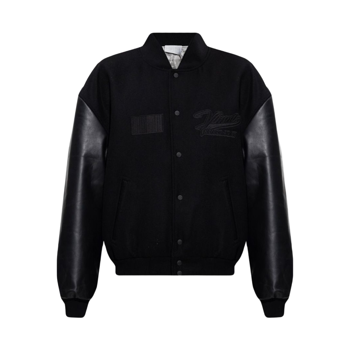 베트멍 컬리지 울 블루종 자켓 블랙(Vetements College Wool Blouson Jacket Black)
