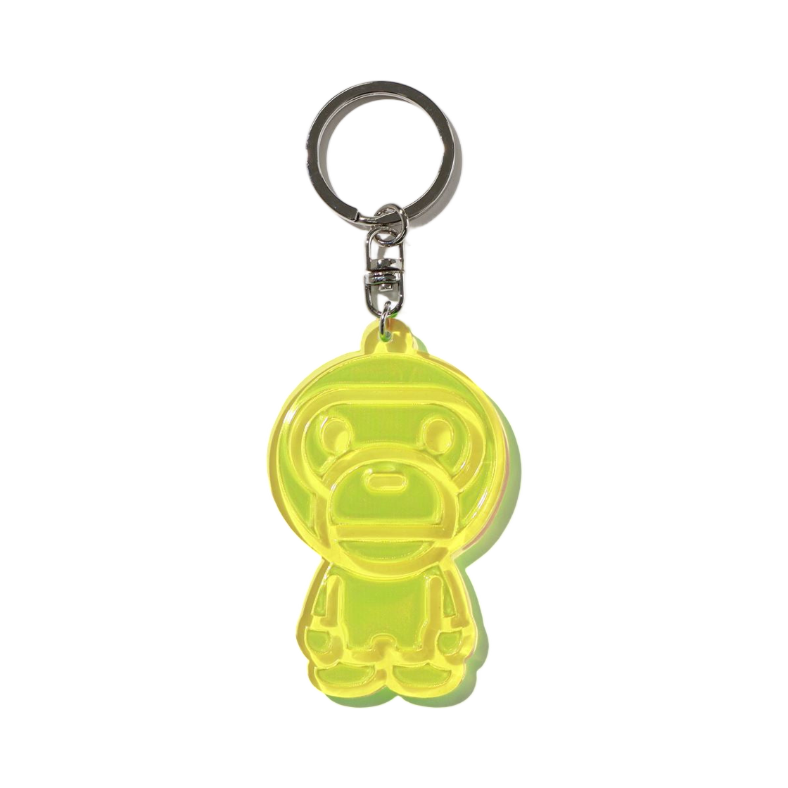 - BAPE Baby Milo Reflective Keychain Yellow
