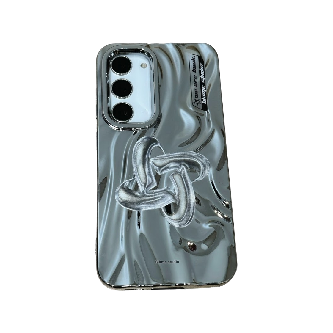 블레임스튜디오 메탈릭 실버 로고 케이스(BLAMESTUDIO Galaxy Metallic Silver 3D Logo Case) - 2