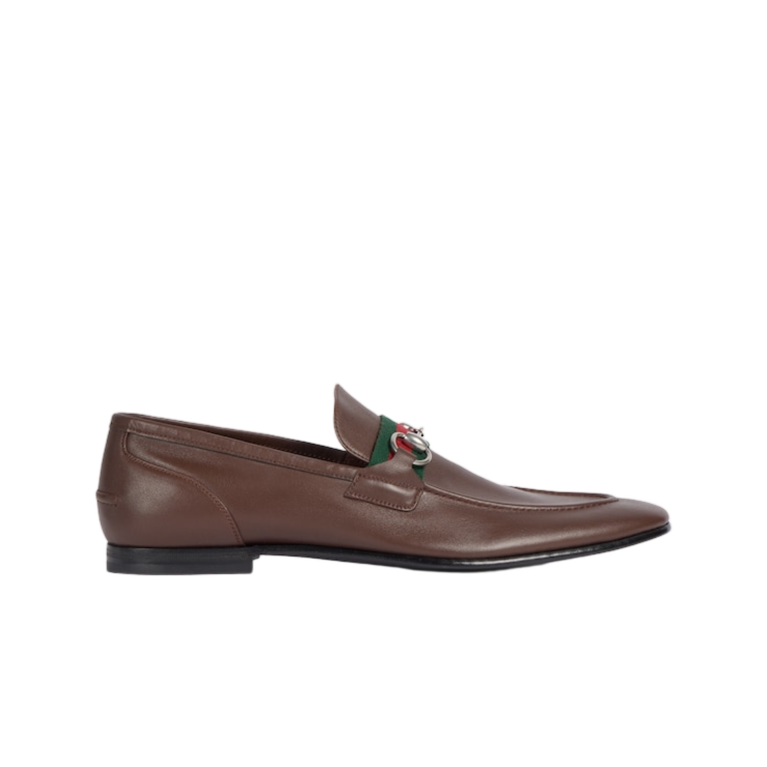 구찌 웹 홀스빗  로퍼 브라운(Gucci Web Horsebit Loafers Brown) - 1