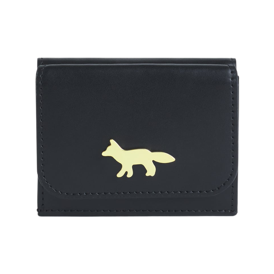 메종 키츠네 에디 컴팩트 월렛 블랙(Maison Kitsune Edie Compact Wallet Black)