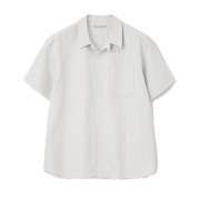 Millo Archive Tonal Weave Half Shirt Light Blue