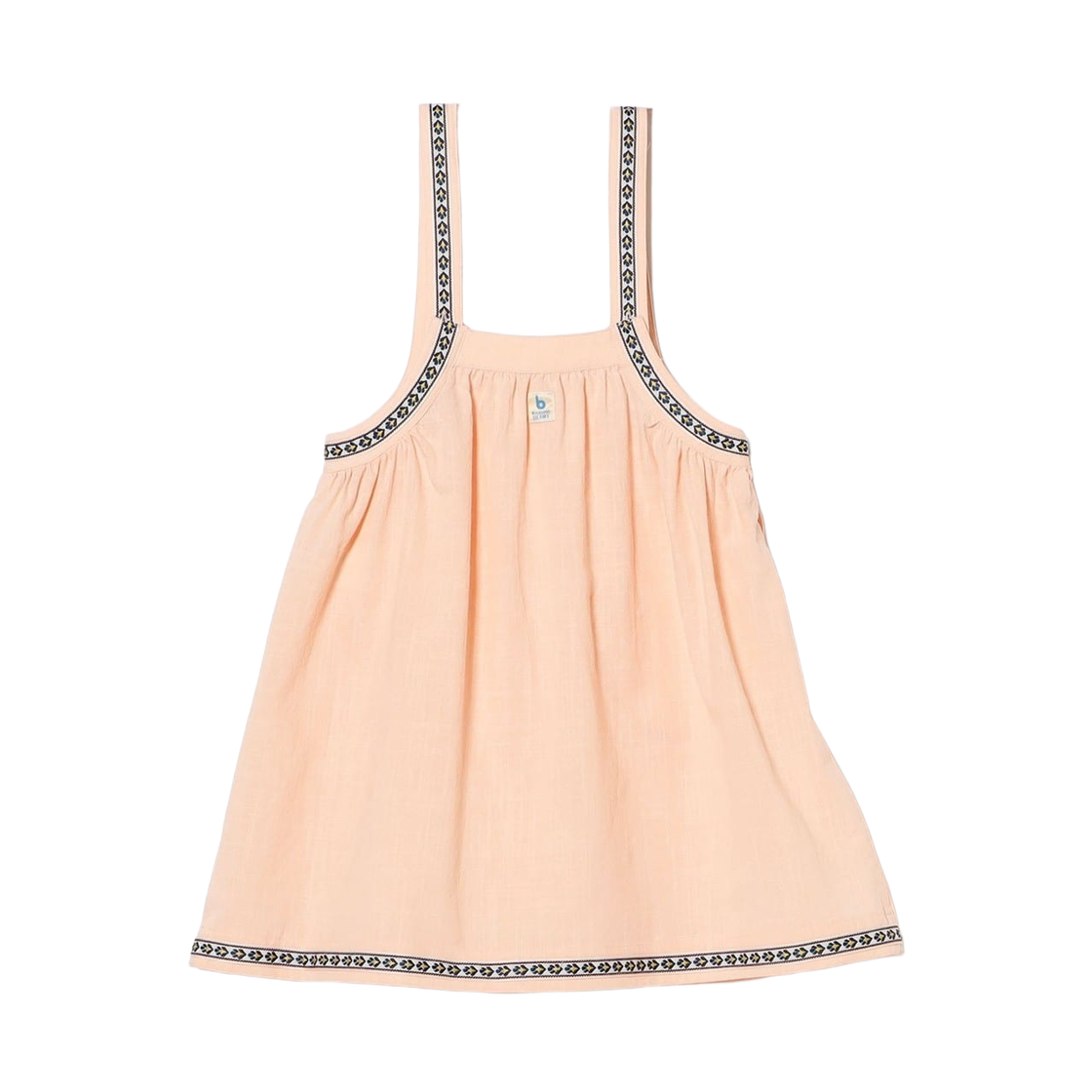 (키즈) 코도모 빔즈 티롤리안 점퍼 스커트 핑크((Kids) Kodomo Beams Tyrolean Jumper Skirt Pink) - 2