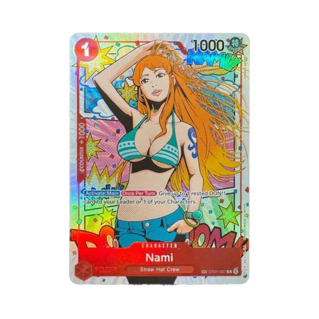 원피스 TCG 나미 C-TR ST01-007 EN 부스터 팩 쌍벽의 패자 (영문판)(One Piece TCG Nami C-TR ST01-007 EN Booster Pack Wings of Captain (English Ver.)) - 1