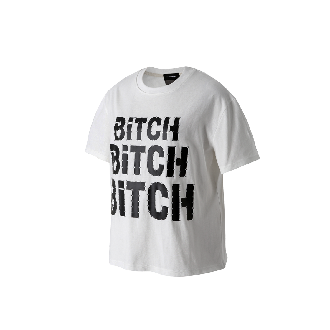 로어링라드 크리스탈 스터드 티셔츠 화이트(ROARINGRAD Crystal Stud T-Shirt White)
