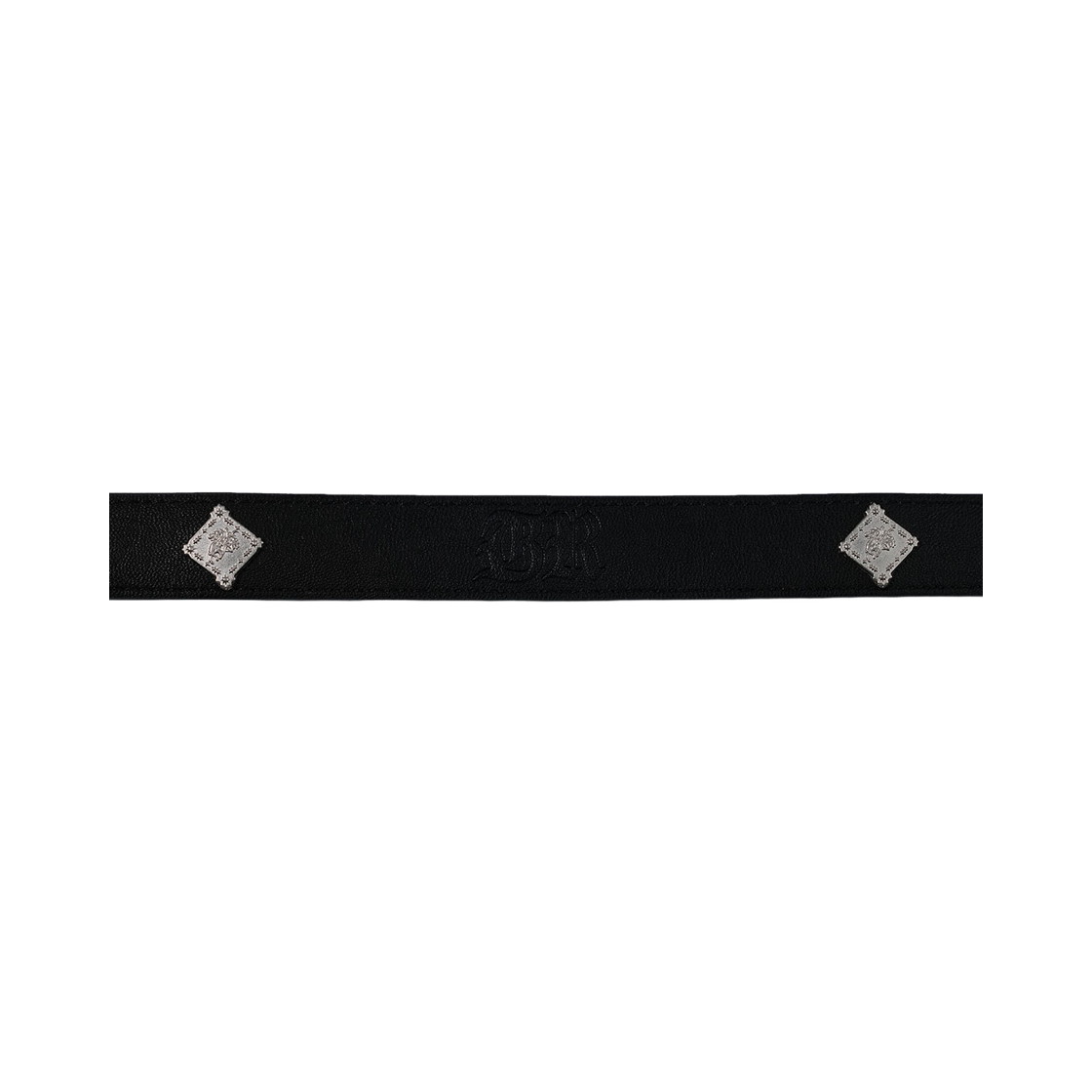 비에스래빗 시그너쳐 리벳 비건 레더 독 리쉬 블랙(Bsrabbit Signature Rivet Vegan Leather Dog Leash Black) - 4