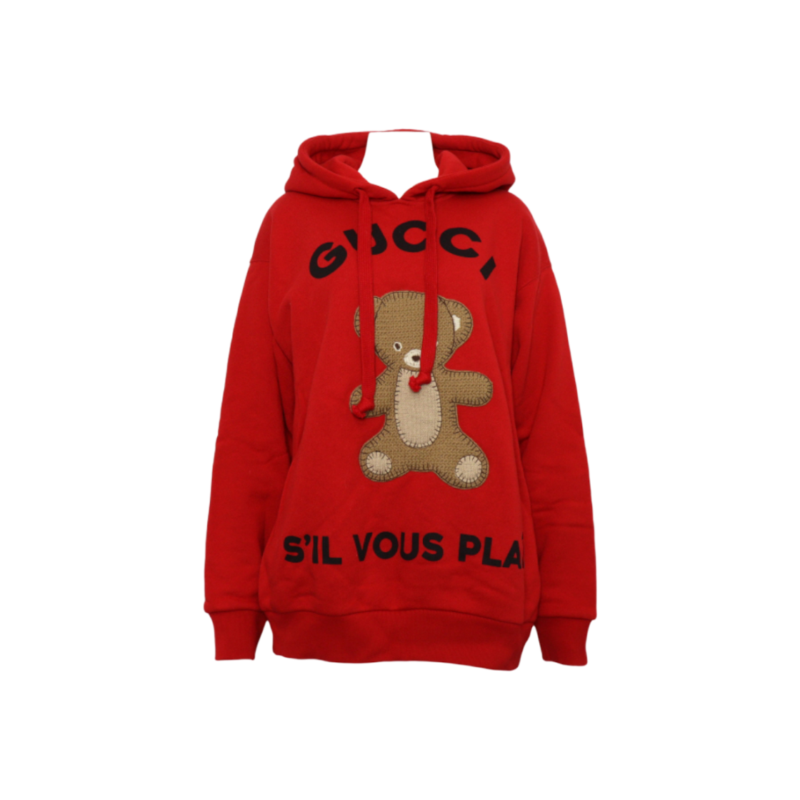 ITS9R3PBSO9N Gucci Teddy Bear Embroidered Women Hoodie 717427