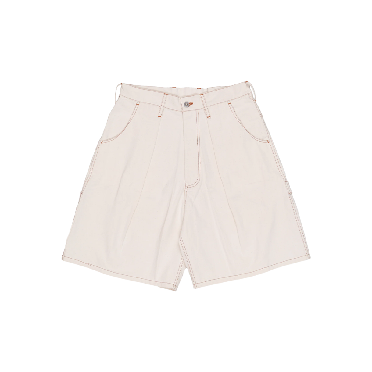 KW6CPASSY03EC Story mfg Women Lush Carpenter Shorts Ecru - 26FW