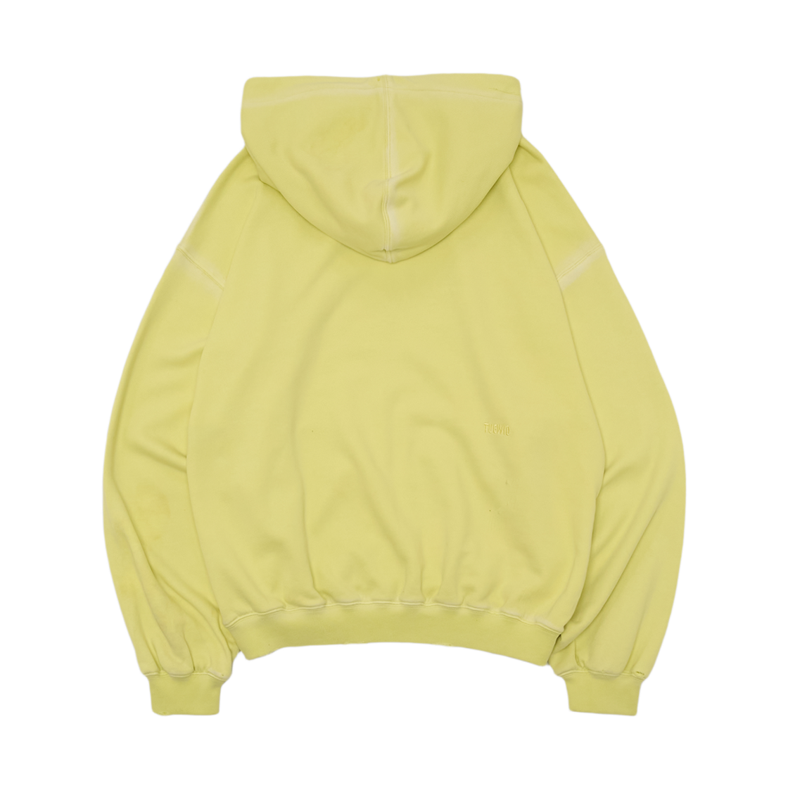 투위드 클래식 엠브로디어리 셋업 집업 라임(Tuewid Classic Embroidery Set Up Zip Up In Lime) - 2