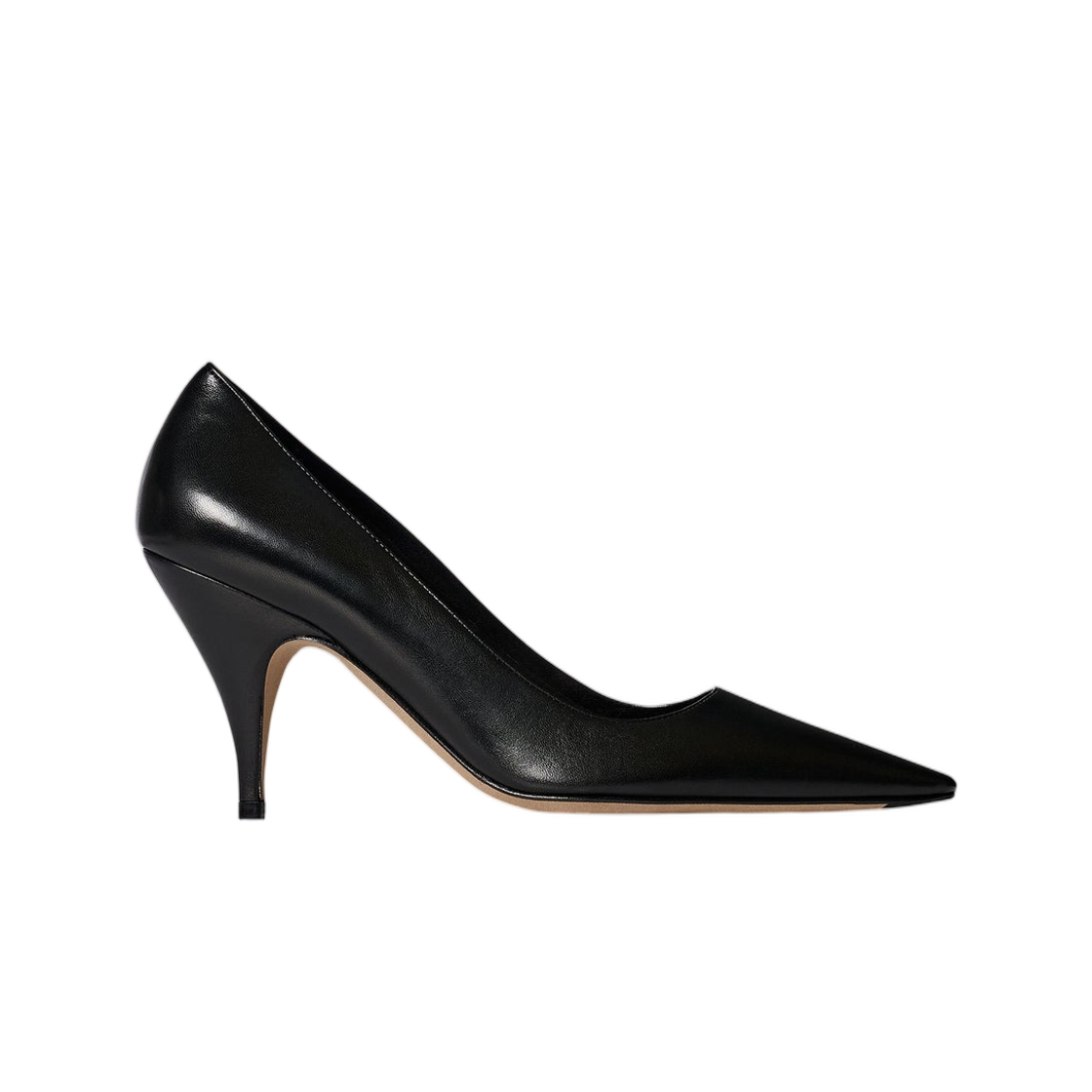 (W) 더 로우 리사 펌프 쓰리 블랙((W) The Row Liisa Pump Three Black)