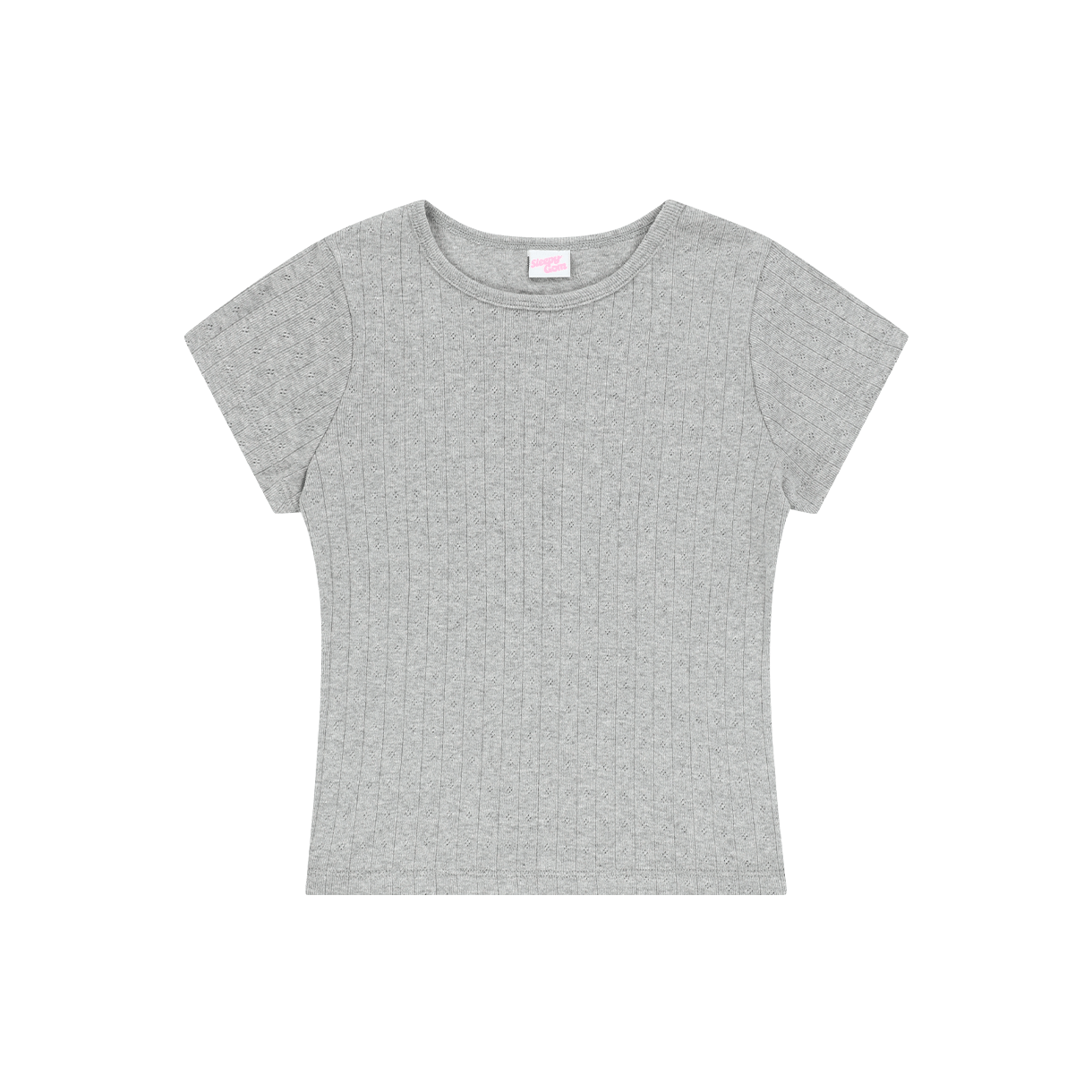 슬리피곰 퓨어 숏 슬리브 티 그레이(Sleepygom Pure short sleeve t gray)