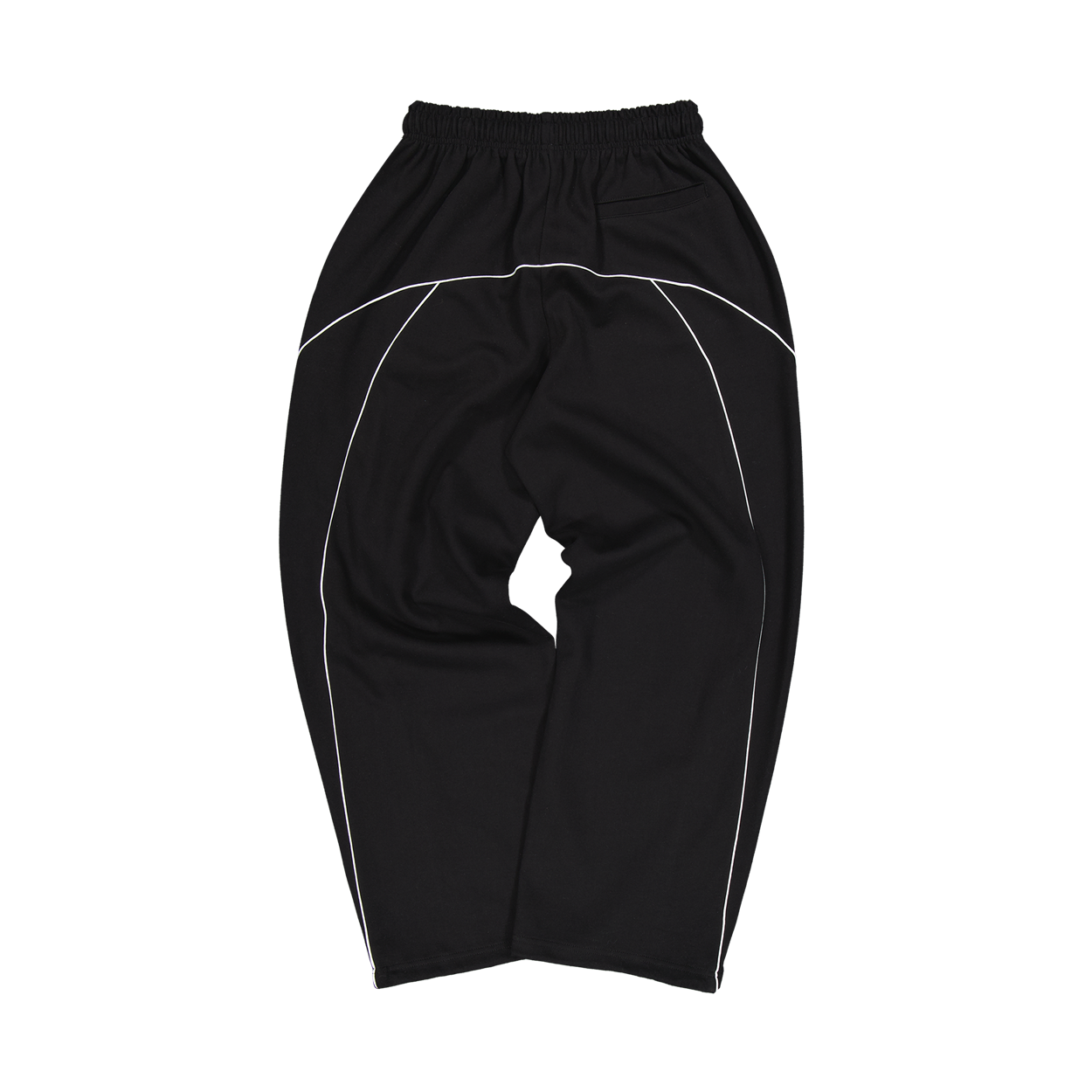 언더마이카 무.182 클래식 로고 파이핑 라인 스웨트 팬츠 블랙(Undermycar Mu.182 Classic Logo Piping Line Sweat Pants Black) - 2