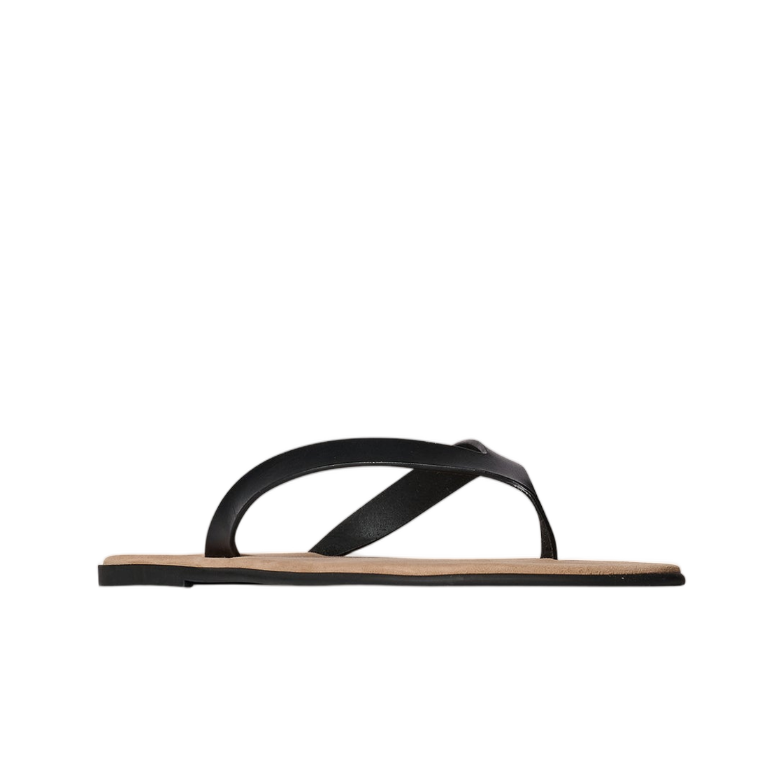 (W) 더 로우 비치 플립 플랍 블랙((W) The Row Beach Flip Flop Black) - 3