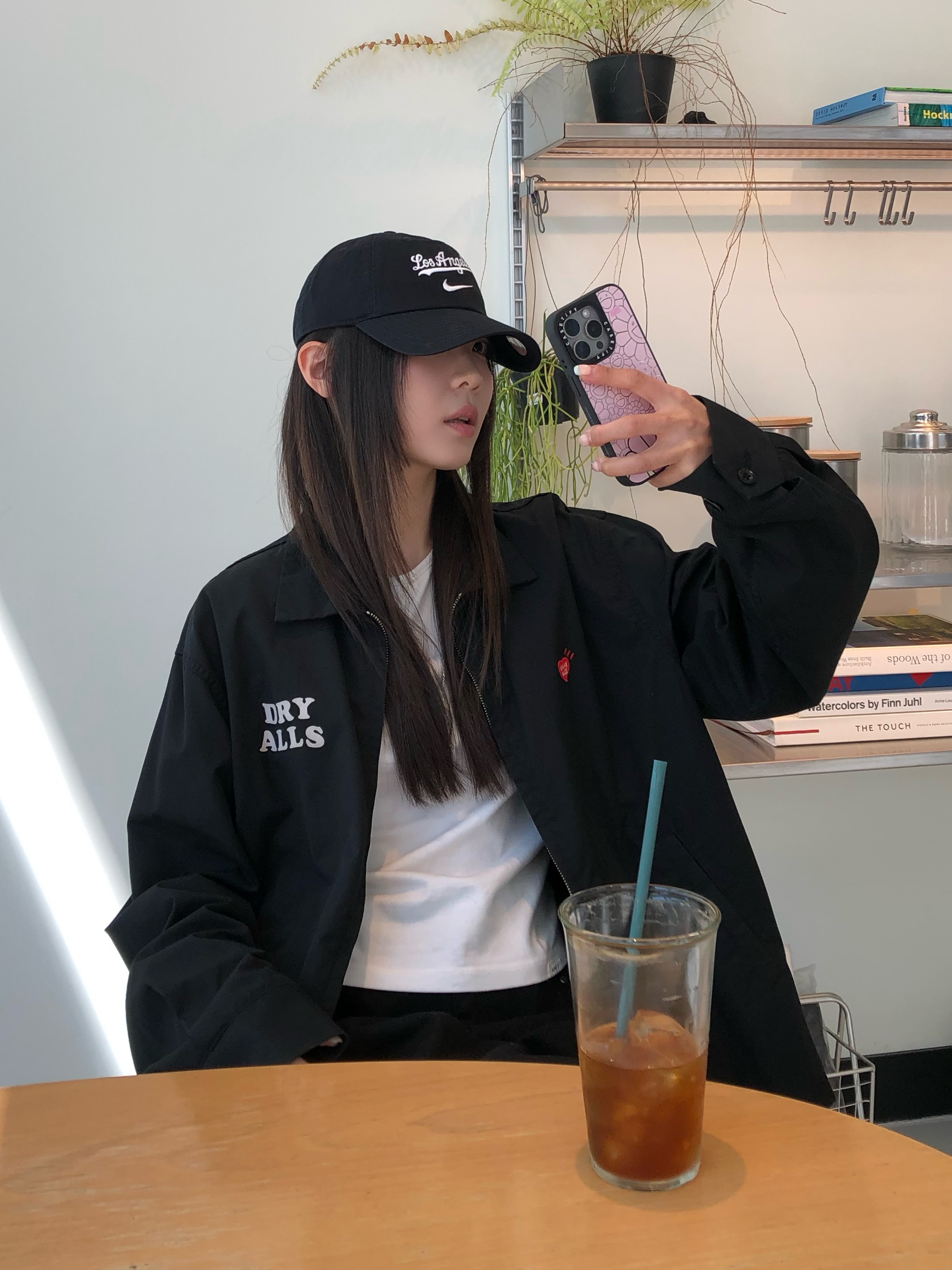 Human Made Drizzler Jacket Black 착용 스타일