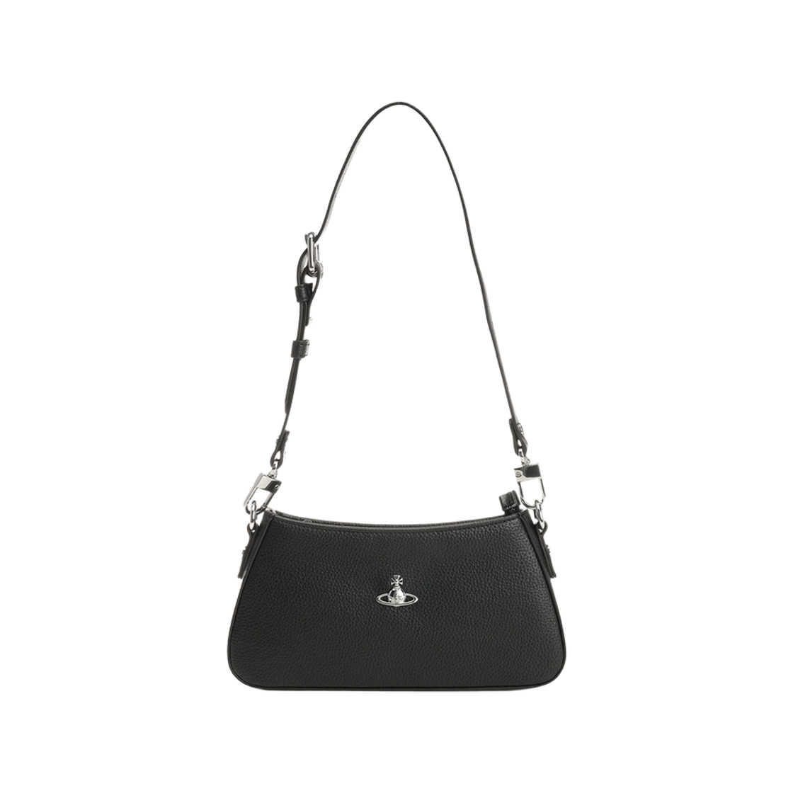 5801000JW-S000D-N403 Vivienne Westwood Tasha Shoulder Phone Bag Black