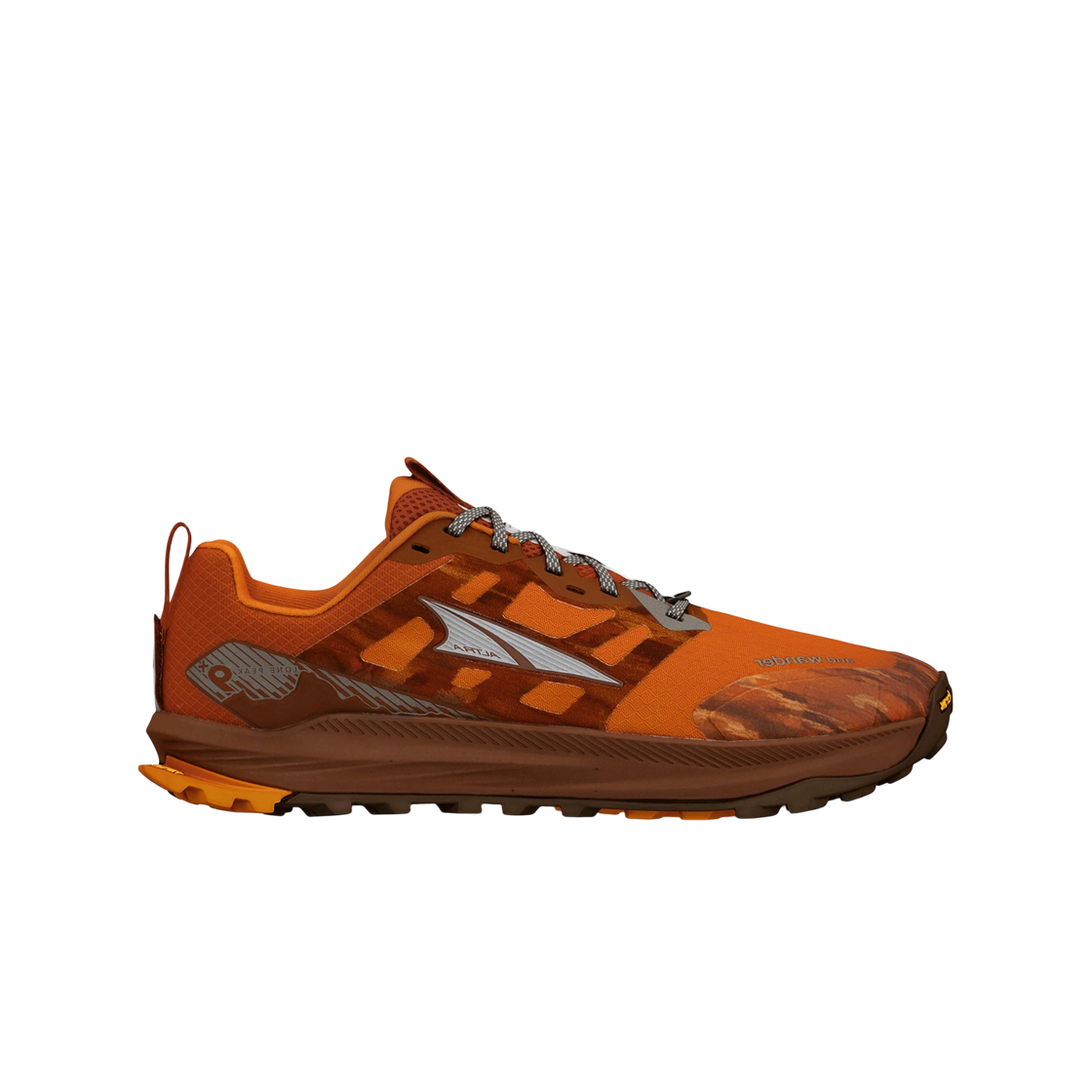 알트라 x 앤드 원더 론픽 9 다크 오렌지 브라운(Altra x And Wander Lone Peak 9 Dark Orange Brown)