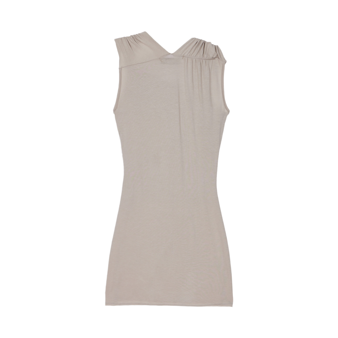 분트 트위스트 드레이프 슬림 미니 드레스 베이지(VOONT Twist Drape Slim Mini Dress (BEIGE)) - 2