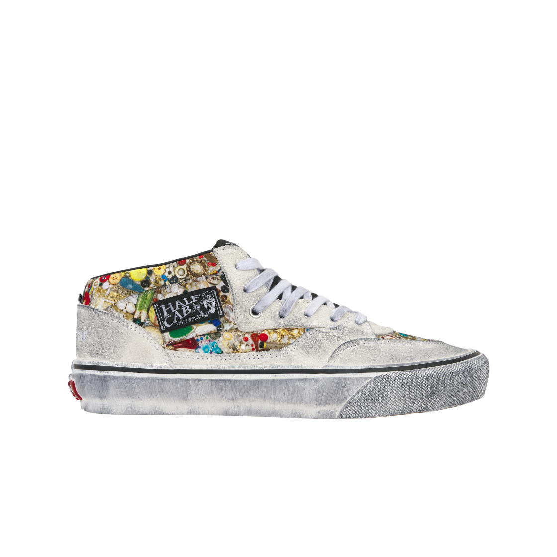 반스 x 슈프림 x 마이크 켈리 하프 캡 화이트(Vans x Supreme x Mike Kelley Half Cab White)