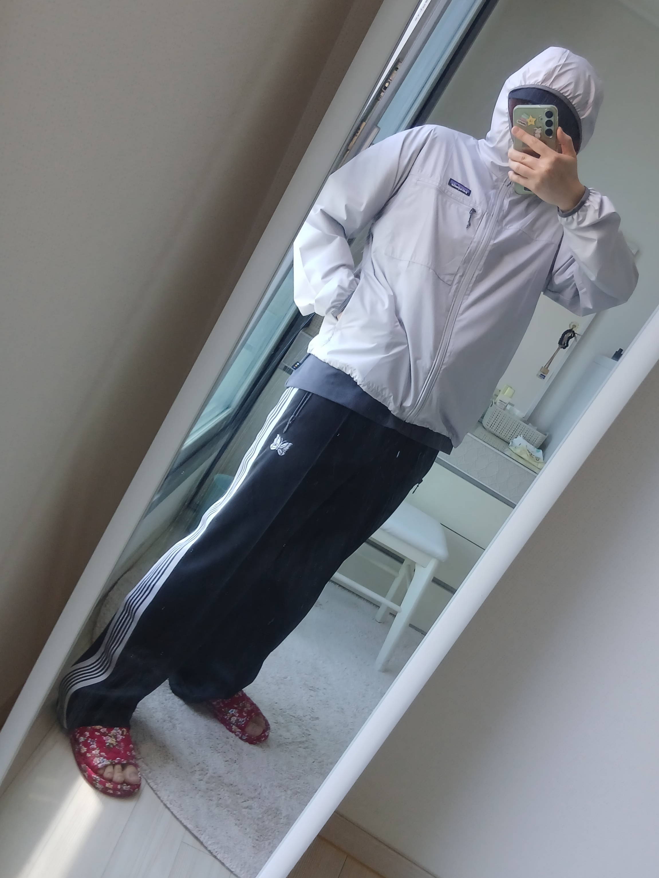 Salomon RX Slide 3.0 Urban Chic Lunar Rock, Supreme x The North Face Split 6-Panel Black - 24SS 착용 스타일 - 9