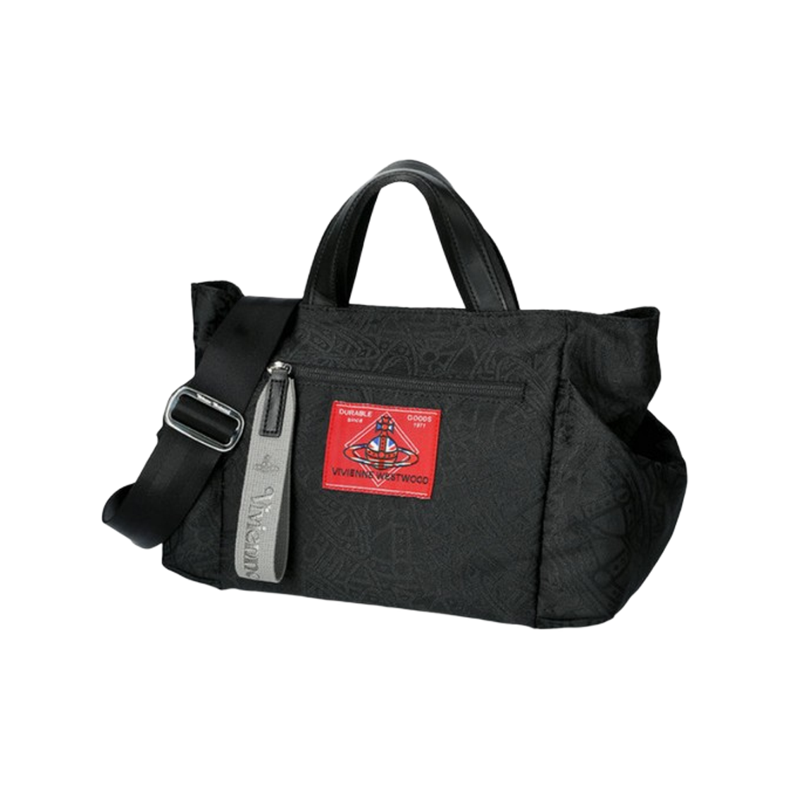 4D030005U-W016Q-N401 Vivienne Westwood Henry Small Tote Bag Black