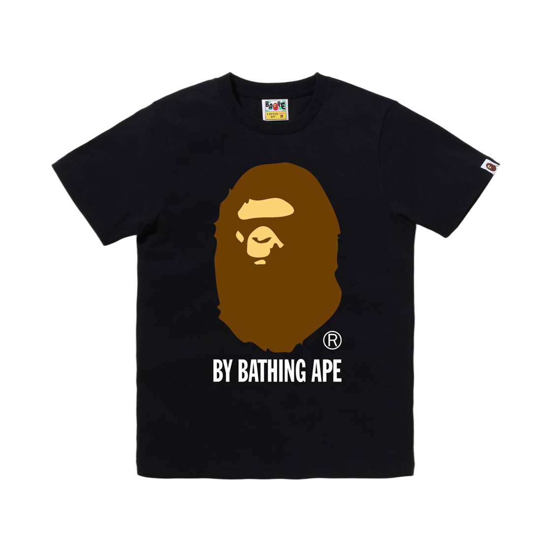 (W) 베이프 바이 베이싱 에이프 티셔츠 블랙((W) BAPE By Bathing Ape T-Shirt Black)